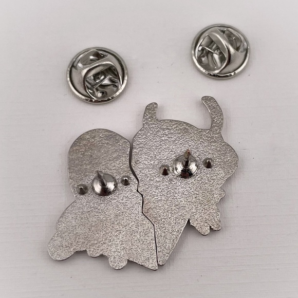 Gir And Monkey BFF Pin Set Invader Zim Enamel Pin Approximately 1” - Picture 2 of 3